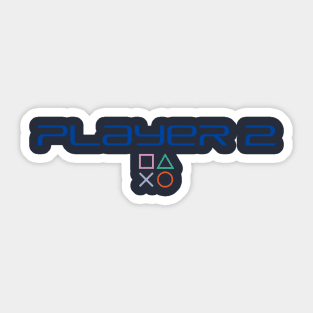 Player Two Playstation PS5 Gaming Squad Call Of Duty Warzone Sticker